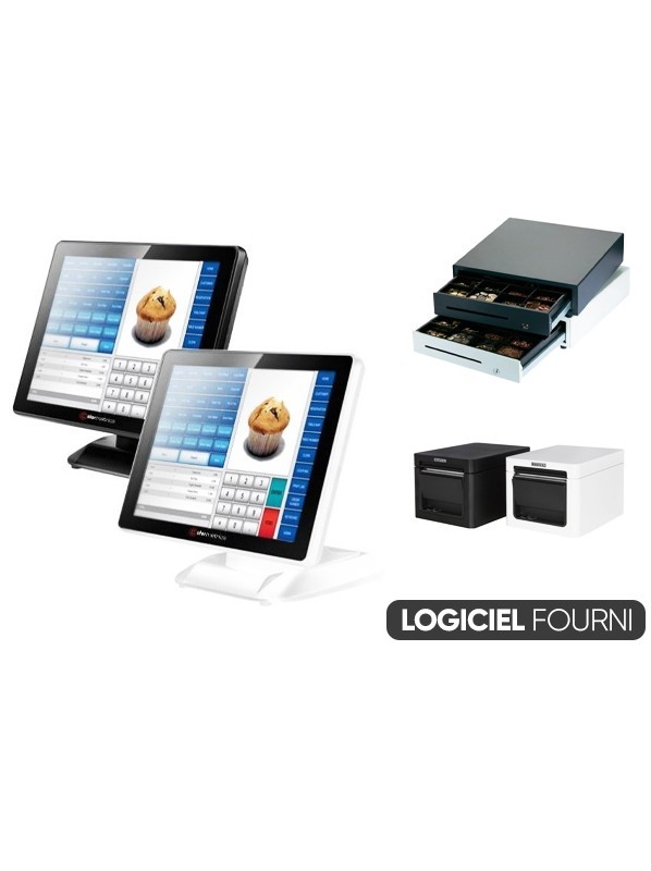 Caisse Enregistreuse Tactile étanche IP64 Caisse Enregistreuse Tactile étanche IP64 Reconditionnée NOIR