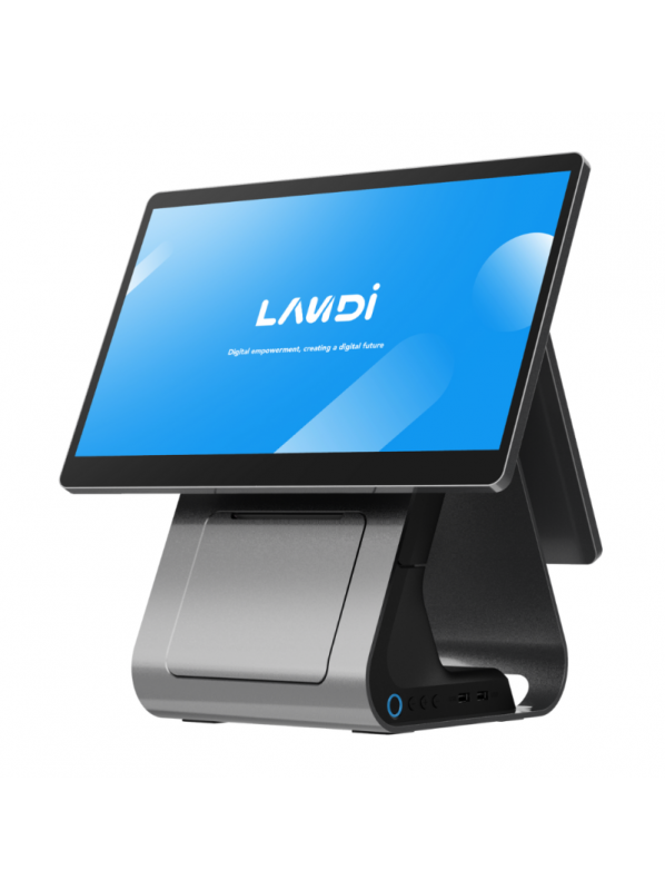 Caisse Enregistreuse Tactile NF525 ECO Double Ecran + Imprimante 80mm intégrée - Sans Abonnement