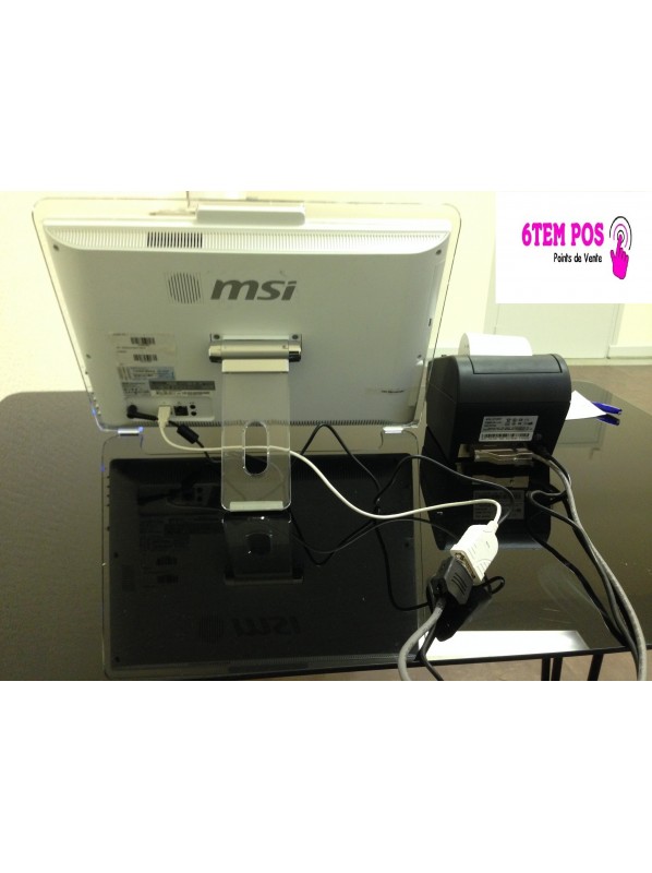 Caisse Enregistreuse Tactile Reconditionnée MSI 20 pouces Coiffure / Esthétique