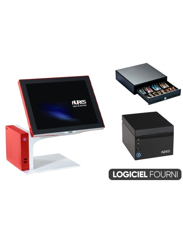 Kit Caisse enregistreuse tactile avec logiciel